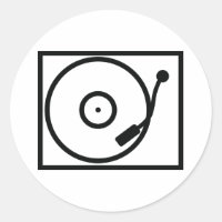 Symbol für Turntable eines Plattenspielers