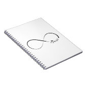 Symbol für Unendlichkeit Notizblock (Rechte Seite)