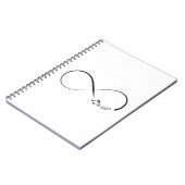 Symbol für Unendlichkeit Notizblock (Linke Seite)