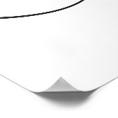 Symbol für Unendlichkeit Poster (Ecke)