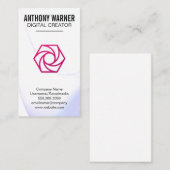 Symbol für Verschlussvorrichtungen | Content Creat Visitenkarte (Vorne/Hinten)