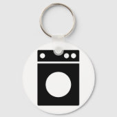 Symbol für Waschmaschine Schlüsselanhänger (Vorderseite)