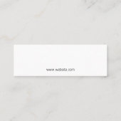 Symbol für Wasserfarben | Baumschneidemdienst Mini Visitenkarte (Rückseite)