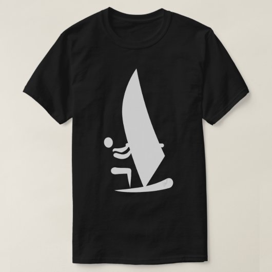 Symbol für Windsurfen T-Shirt (Design vorne)