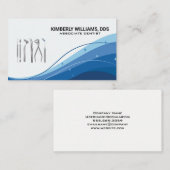 Symbol für Zahnradwerkzeuge | Gesundheitswesen Visitenkarte (Vorne/Hinten)