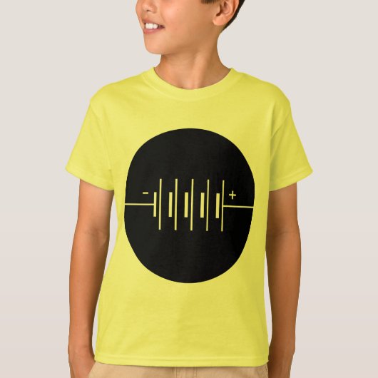 Symbol für zirkulierte Batterien T-Shirt (Vorderseite)