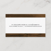 Symbol für Zuhause-Elektro-Logo Visitenkarte (Rückseite)