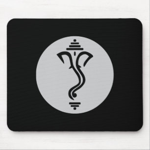 Symbol Ganesha Meditation Spiritual Indien Yoga Mousepad