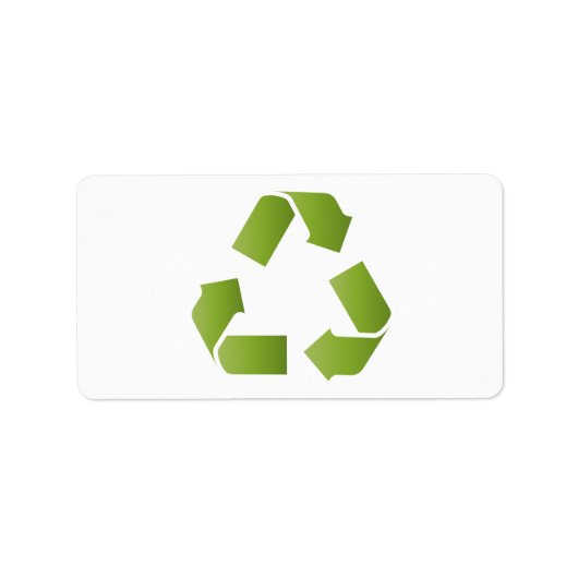 SYMBOL gerecycelt Adressaufkleber (Vorne)