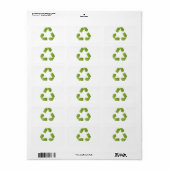 SYMBOL gerecycelt Adressaufkleber (Vorne)
