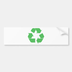 Symbol gerecycelt autoaufkleber