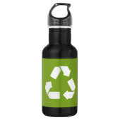 SYMBOL gerecycelt Edelstahlflasche (Vorderseite)
