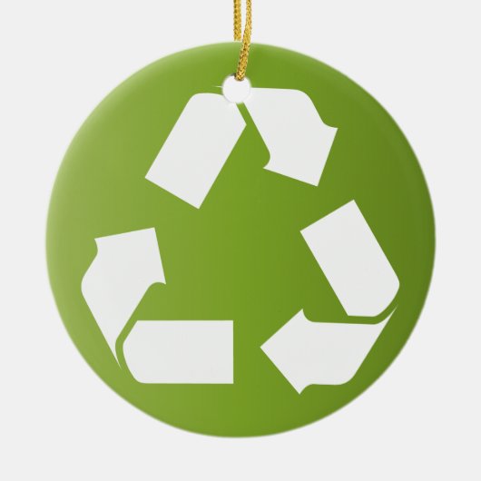 SYMBOL gerecycelt Keramik Ornament (Vorne)