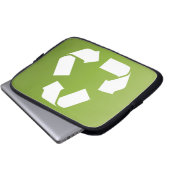 SYMBOL gerecycelt Laptopschutzhülle (Vorne Knopf)