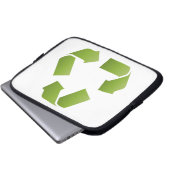 SYMBOL gerecycelt Laptopschutzhülle (Vorne Knopf)