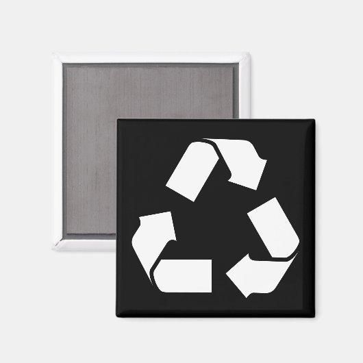 SYMBOL gerecycelt Magnet (Vorderseite/Rückseite)