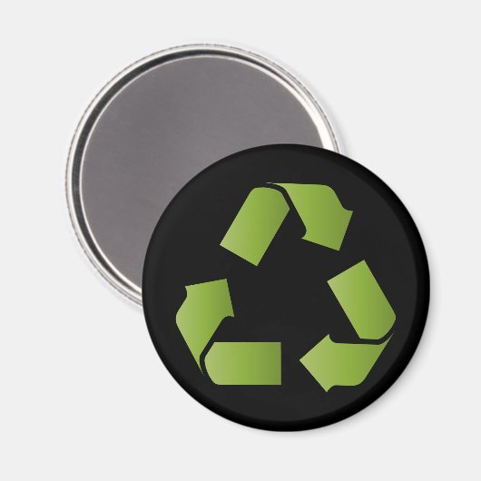 SYMBOL gerecycelt Magnet (Vorderseite/Rückseite)