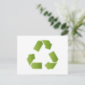 SYMBOL gerecycelt Postkarte (Stehend Vorderseite)