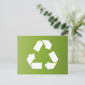 SYMBOL gerecycelt Postkarte (Stehend Vorderseite)