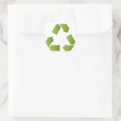 SYMBOL gerecycelt Quadratischer Aufkleber (Tasche)