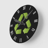 SYMBOL gerecycelt Runde Wanduhr (Winkel)
