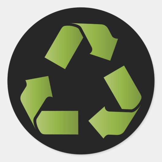 SYMBOL gerecycelt Runder Aufkleber (Vorderseite)