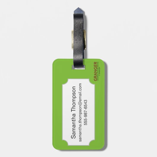 Symbol: Göttliche Hand Gepäckanhänger (Rückseite vertikal)