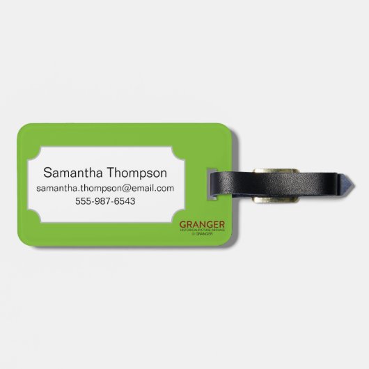 Symbol: Göttliche Hand Gepäckanhänger (Rückseite horizontal)