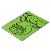 Symbol: Göttliche Hand Notizblock (Linke Seite)