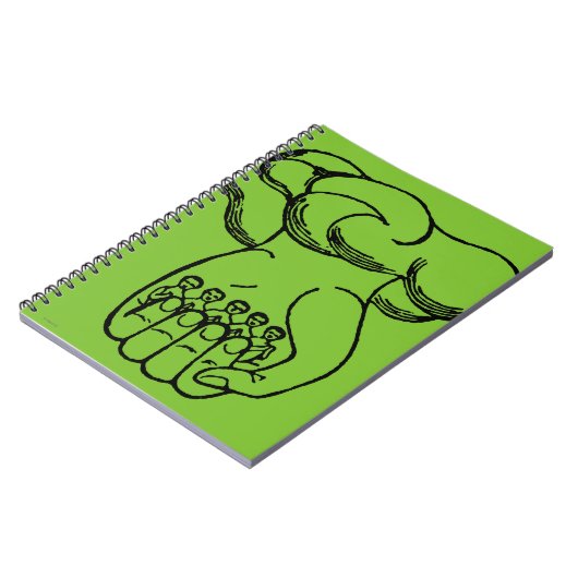 Symbol: Göttliche Hand Notizblock (Linke Seite)