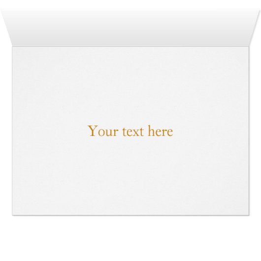 Symbol-Grußkarte (Innenansicht Horizontal (Unten))