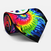 Symbol IE w der gefärbten Krawatte T Friedens (Gerollt)