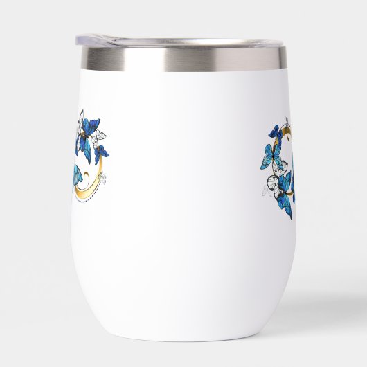 Symbol Infinity of Blue Morpho Butterflies (Rechts)