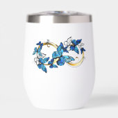 Symbol Infinity of Blue Morpho Butterflies (Vorderseite)