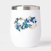 Symbol Infinity of Blue Morpho Butterflies (Rückseite)