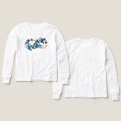 Symbol Infinity of Blue Morpho Butterflies (Design Vorderseite & Rückseite)