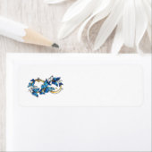 Symbol Infinity of Blue Morpho Butterflies (Insitu)