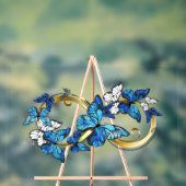 Symbol Infinity of Blue Morpho Butterflies Acrylschild (Neutral)