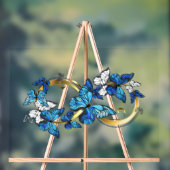 Symbol Infinity of Blue Morpho Butterflies Acrylschild (Neutral)