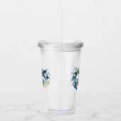 Symbol Infinity of Blue Morpho Butterflies Acryltrinkbecher (Rechts)