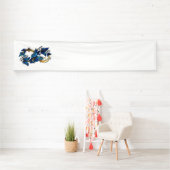 Symbol Infinity of Blue Morpho Butterflies Banner (Insitu)