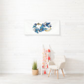 Symbol Infinity of Blue Morpho Butterflies Banner (Insitu)