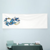 Symbol Infinity of Blue Morpho Butterflies Banner (Messeveranstaltung)