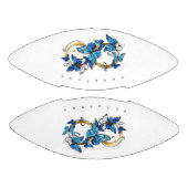 Symbol Infinity of Blue Morpho Butterflies Football (Paneele)