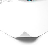 Symbol Infinity of Blue Morpho Butterflies Fotodruck (Ecke)