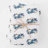Symbol Infinity of Blue Morpho Butterflies Geschenkpapier Set (Beispiel)