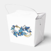 Symbol Infinity of Blue Morpho Butterflies Geschenkschachtel (Rückseite)