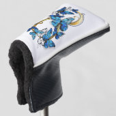Symbol Infinity of Blue Morpho Butterflies Golf Headcover (3/4 Vorderseite)