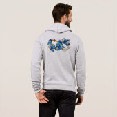 Symbol Infinity of Blue Morpho Butterflies Hoodie (Schwarz voll)
