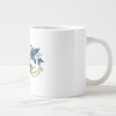 Symbol Infinity of Blue Morpho Butterflies Jumbo-Tasse (Rechts)